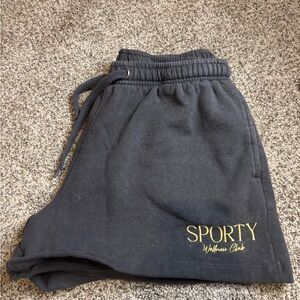 Sporty Women's Athletic Shorts - Black